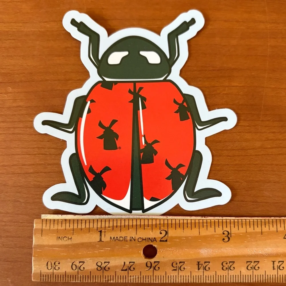 Dutch Bros Ladybug Sticker - Picture 5 of 6